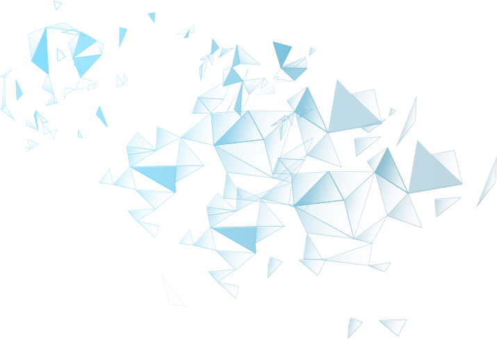 Wzór niebieskie trójkąty